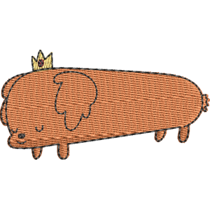 Hot Dog Princess Adventure Time Free Machine Embroidery Design