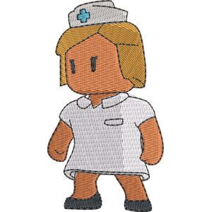 Nurse Joy Stumble Guys Free Machine Embroidery Design