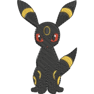 Umbreon Pokemon Free Coloring Page for Kids