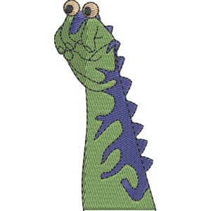 Grampusaurus Oobi Free Machine Embroidery Design