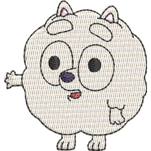 Pom Pom Bluey Free Coloring Page for Kids