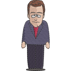 Charlie Rose South Park Free Machine Embroidery Design