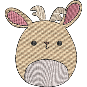 Andrew the Jackalope Squishmallows Free Machine Embroidery Design