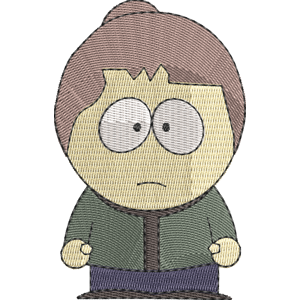 Cartman_s Sister South Park Free Machine Embroidery Design