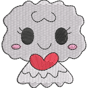 Pureheartchi Tamagotchi Free Machine Embroidery Design