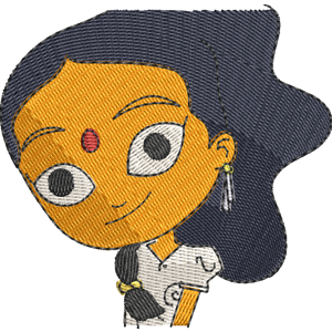 Dharshie Sally Bollywood Super Detective Free Coloring Page for Kids