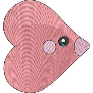 Luvdisc Pokemon Free Coloring Page for Kids