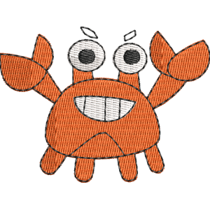 Crab Tish Tash Free Machine Embroidery Design