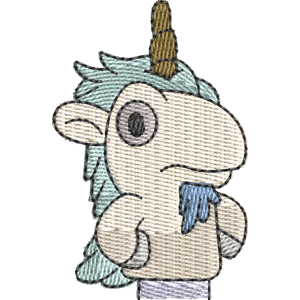 Unicorse Bluey Free Coloring Page for Kids