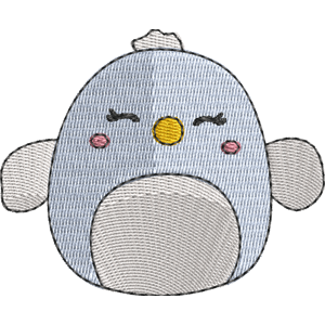 Astra the Lavender Chick Squishmallows Free Machine Embroidery Design