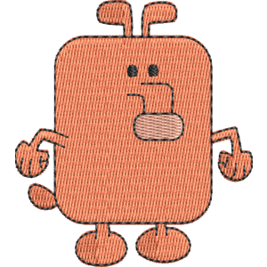 Giant Goo Goo Wow! Wow! Wubbzy! Free Machine Embroidery Design