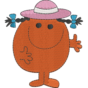 Little Miss Fickle Mr Men Free Coloring Page for Kids