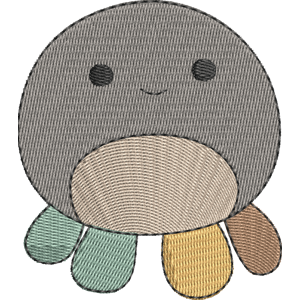 Cheyenne the Octopus Squishmallows Free Machine Embroidery Design