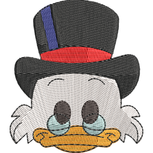 Scrooge McDuck Disney Emoji Blitz Free Coloring Page for Kids