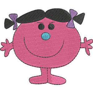 Little Miss Bad Mr Men Free Coloring Page for Kids