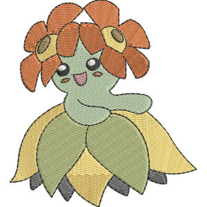 Bellossom Pokemon Free Coloring Page for Kids