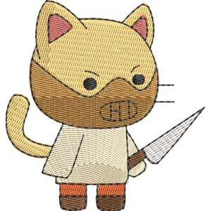 Chef will StrikeForce Kitty Free Machine Embroidery Design