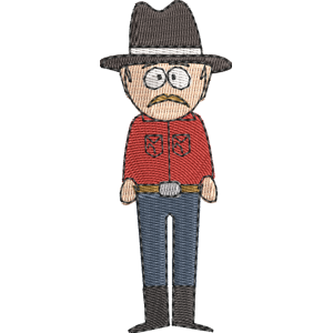 Bill Denkins South Park Free Machine Embroidery Design