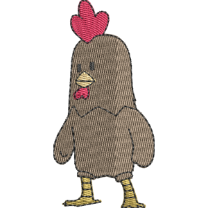 Rooster Stumble Guys Free Machine Embroidery Design