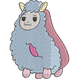 Powdy the Llama Pikmi Pops Free Machine Embroidery Design