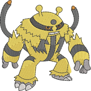 Electivire Pokemon Free Coloring Page for Kids