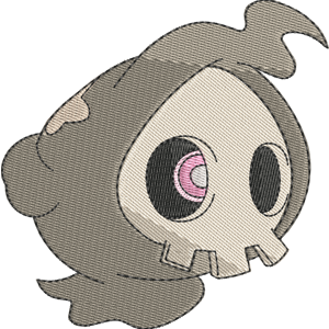 Duskull Pokemon Free Coloring Page for Kids