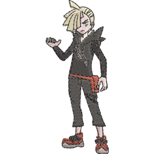 Gladion Pokemon Free Coloring Page for Kids