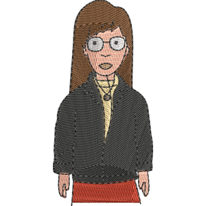 Daria Morgendorffer Beavis and Butt-Head Free Machine Embroidery Design