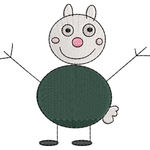 Spencer Sheep Peppa Pig Free Coloring Page for Kids