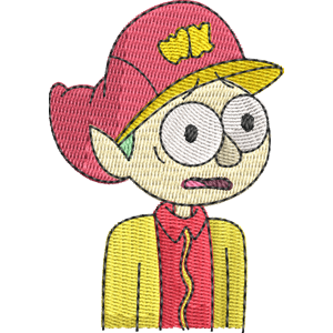 Bud OK K.O.! Let's Be Heroes Free Machine Embroidery Design