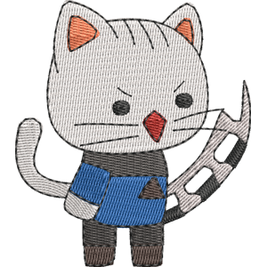 Kpock StrikeForce Kitty Free Machine Embroidery Design