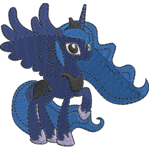 Princess Luna My Little Pony Friendship Is Magic Free Coloring Page for Kids