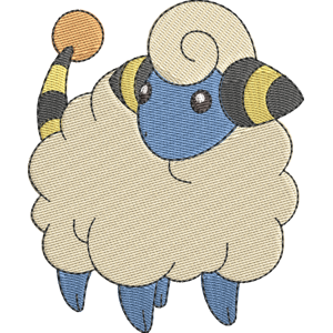 Mareep Pokemon Free Coloring Page for Kids
