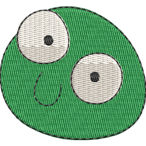 The Small Green Thing Fluffy Gardens Free Machine Embroidery Design