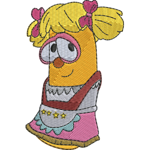 Princess Poppyseed VeggieTales in the City Free Coloring Page for Kids