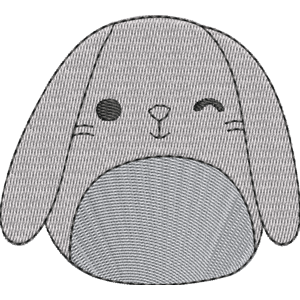 Bastian the Bunny Squishmallows Free Machine Embroidery Design