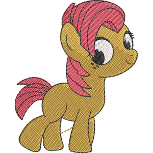 Babs Seed My Little Pony Friendship Is Magic Free Coloring Page for Kids