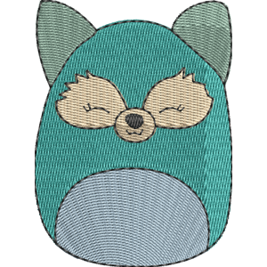 Dabney the Fox Squishmallows Free Machine Embroidery Design