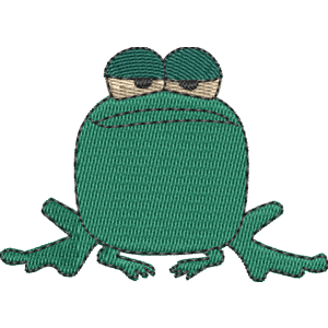 Frog Pocoyo Free Machine Embroidery Design