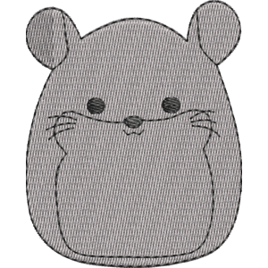 Camilo the Chinchilla Squishmallows Free Machine Embroidery Design