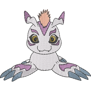 Gomamon Digimon Free Coloring Page for Kids