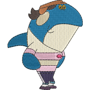 Female Orcas Zig & Sharko Free Coloring Page for Kids