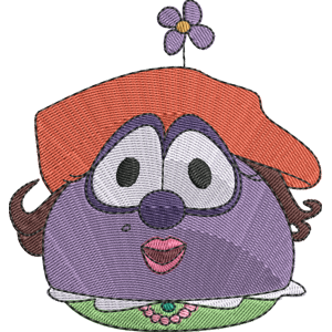 Madame Blueberry VeggieTales in the City Free Coloring Page for Kids