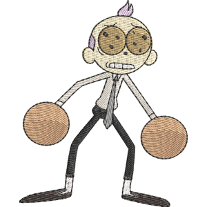 Cookie Man OK K.O.! Let's Be Heroes Free Machine Embroidery Design