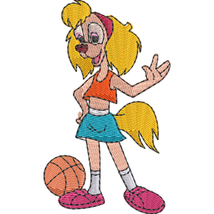 LINDA Basket Fever Free Coloring Page for Kids