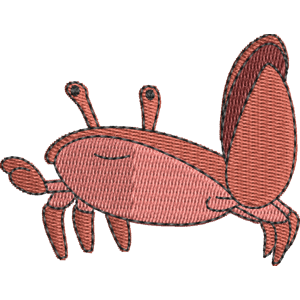 Fiddler Crab Octonauts Free Machine Embroidery Design