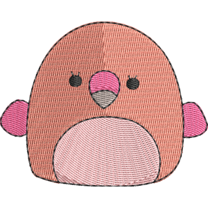 Cody the Flamingo Squishmallows Free Machine Embroidery Design