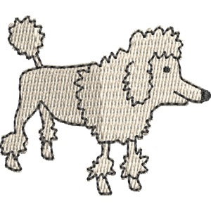 Mrs. Higgins' Poodle Beavis and Butt-Head Free Machine Embroidery Design