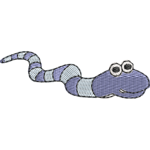 Cotton Mouth Snake Summer Camp Island Free Machine Embroidery Design