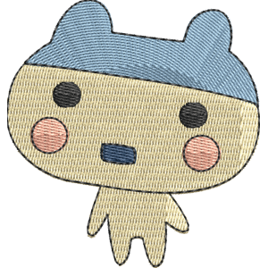 Young Mametchi Tamagotchi Free Machine Embroidery Design